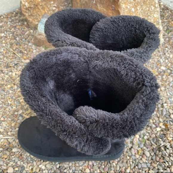 UGG Bailey Button Triplet II Boot Black Size 10 - Picture 6 of 11